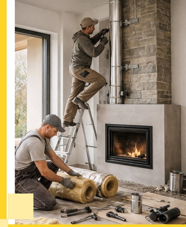 Монтаж дымоходов для каминов в Чебаркуле от 16106 р. ЭриданЧбр