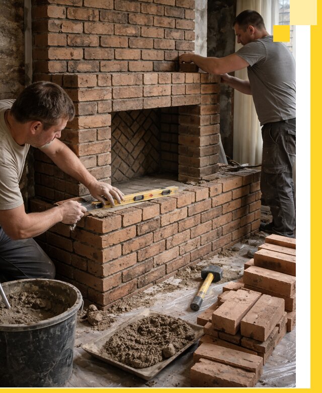 Изготовление и установка кирпичных каминов в Чебаркуле