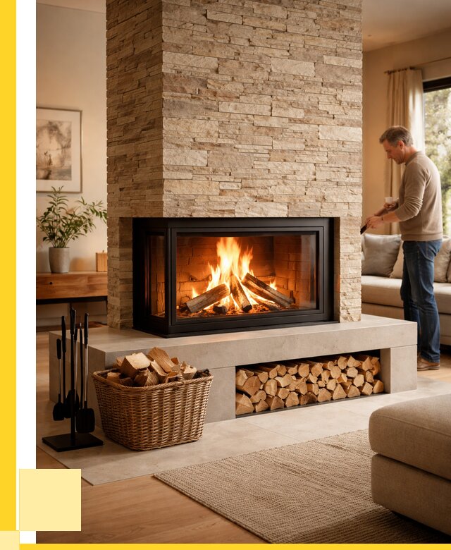 Дровяной камин под ключ в Чебаркуле от 214740 р. | ЭриданЧбр