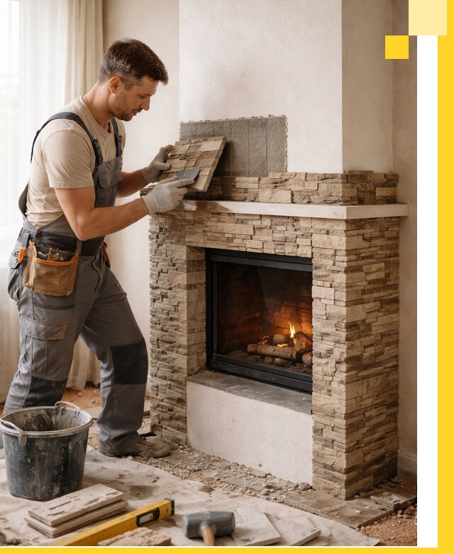 Изготовление и монтаж каминов для дома под ключ в Чебаркуле