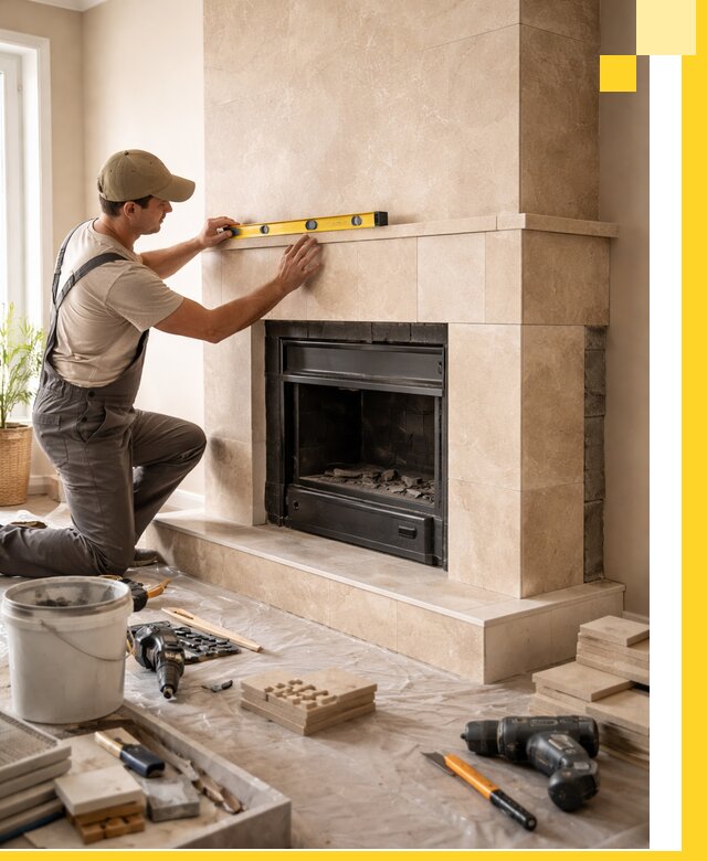 Установка и монтаж каминов в частном доме под ключ в Чебаркуле