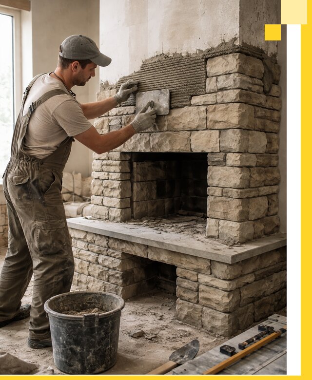 Строительство каминов под ключ в Чебаркуле от проектирования до монтажа