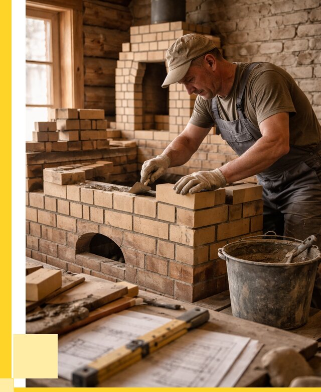 Кладка печей из кирпича в Чебаркуле цены от 32211 р. - ЭриданЧбр