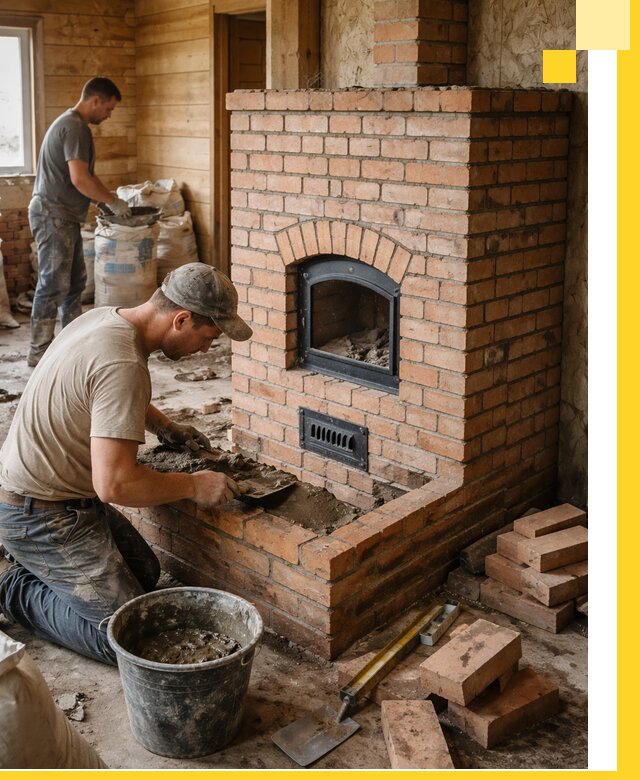 Профессиональное строительство печей в Чебаркуле под ключ