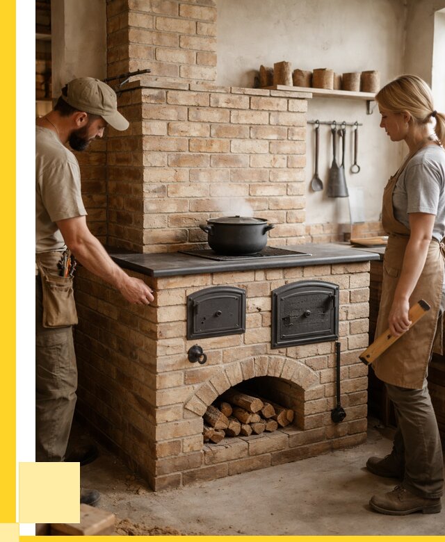 Варочно отопительные печи в Чебаркуле от 96633 р. | ЭриданЧбр