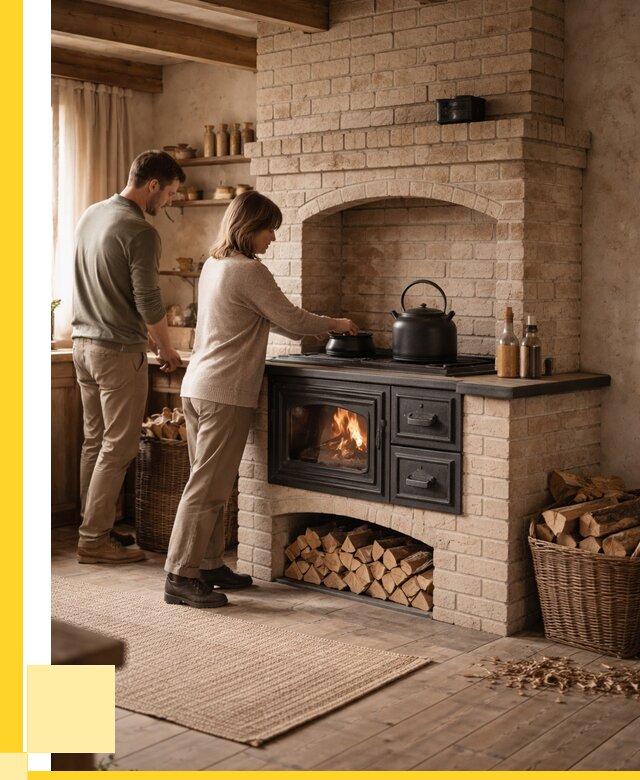 Печи с плитой в Чебаркуле от 48317 р. | ЭриданЧбр — кирпичная печь