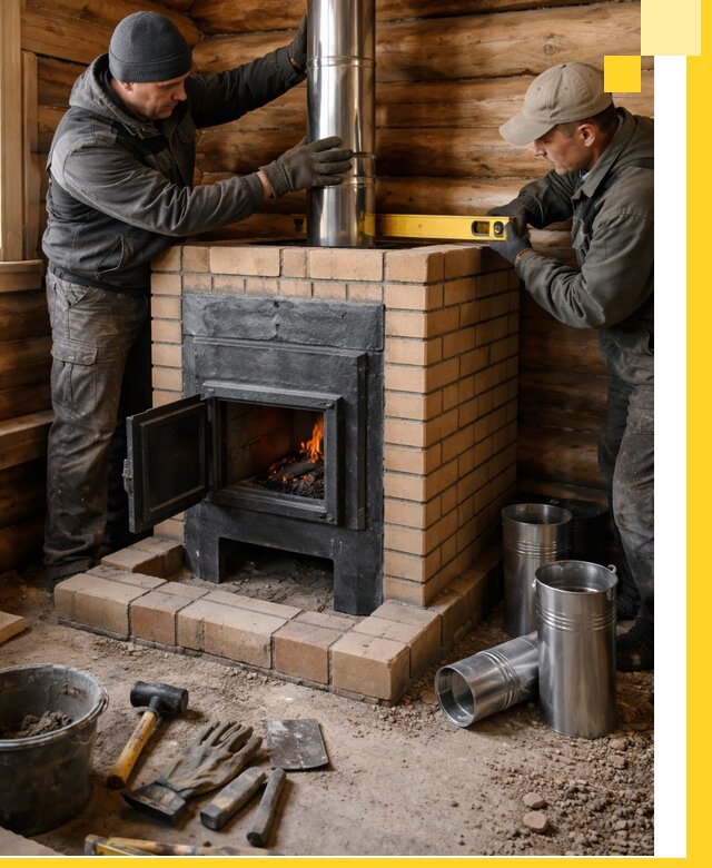 Проектирование, изготовление и установка банных печей в Чебаркуле