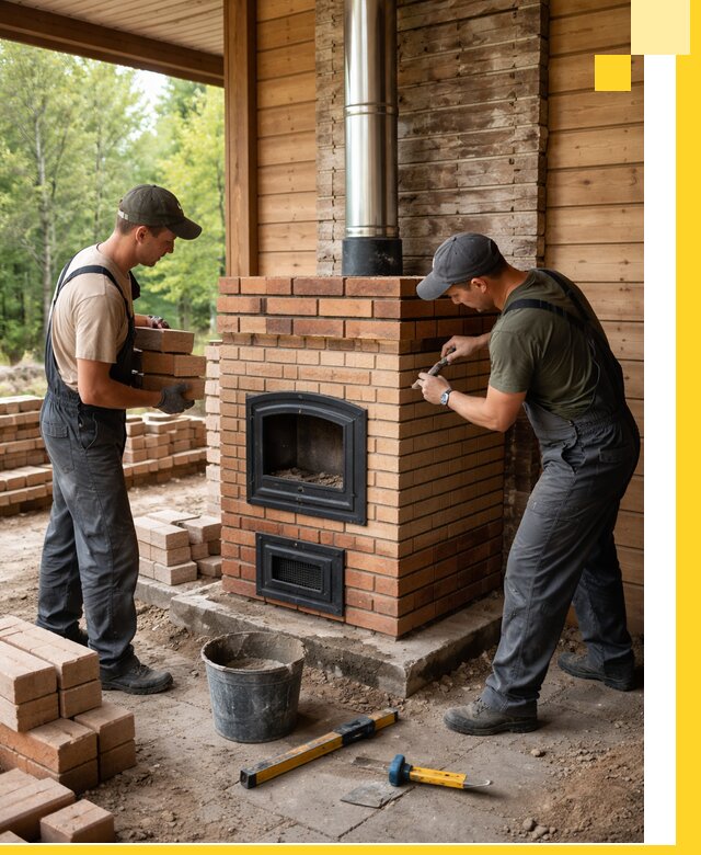 Производство и установка дачных печей под ключ в Чебаркуле