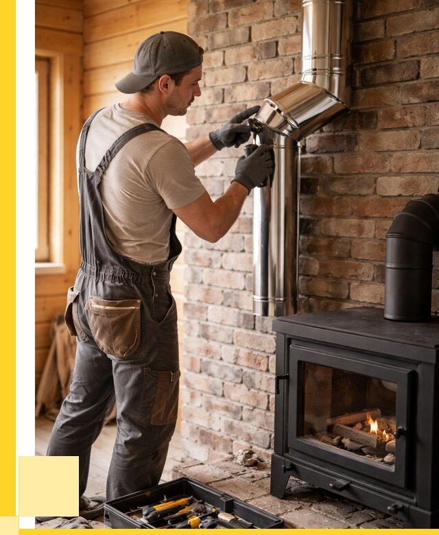 Монтаж дымоходов для печей в Чебаркуле от 8053 р. | ЭриданЧбр