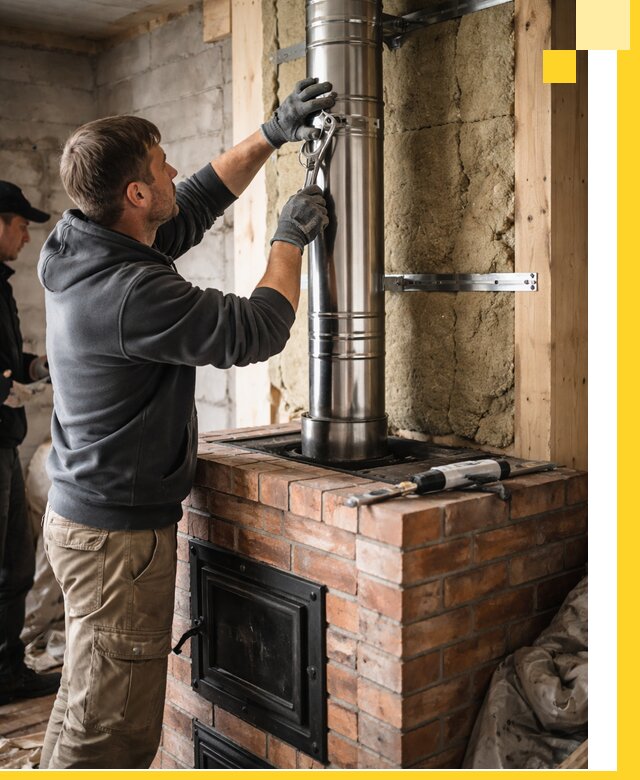 Изготовление и монтаж печей и дымоходов под ключ в Чебаркуле