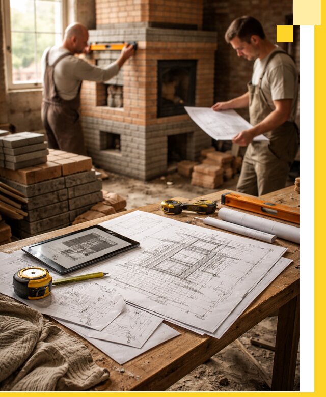 Проекты печей и каминов с индивидуальным дизайном в Чебаркуле