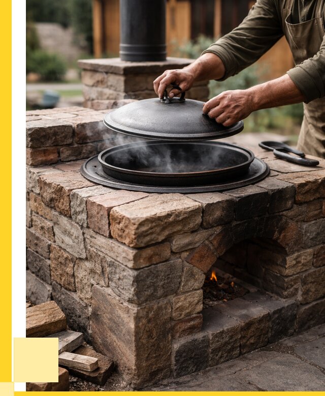 Печи для казана в Чебаркуле по цене от 19327 р. | ЭриданЧбр