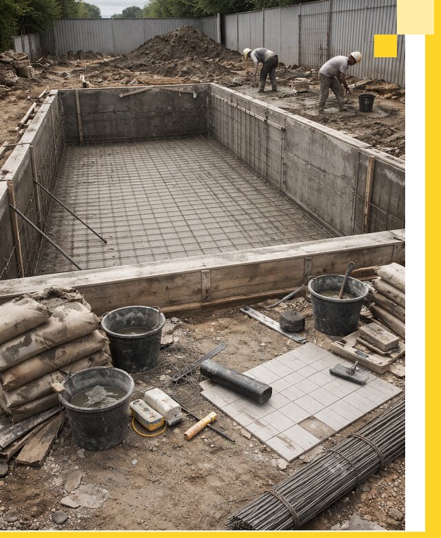 Строительство бассейнов под ключ в Чебаркуле, дизайн и монтаж