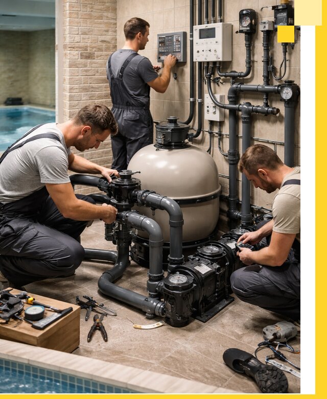 Комплексное оборудование для бассейнов под ключ в Чебаркуле