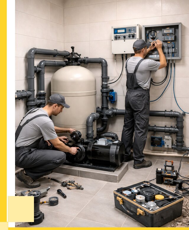 Монтаж оборудования для бассейнов в Чебаркуле от 42948 р. | ЭриданЧбр