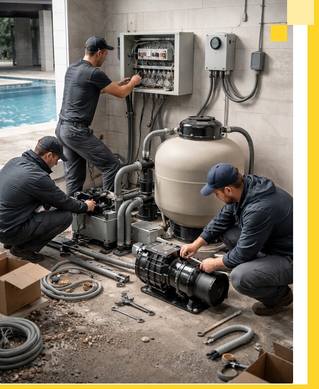 Профессиональный монтаж оборудования для бассейнов в Чебаркуле