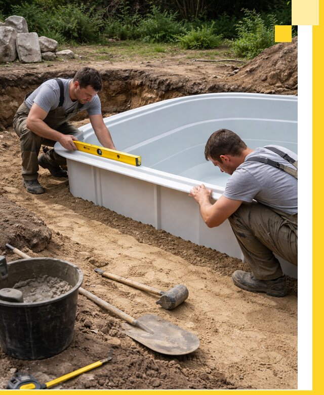 Производство и установка пластиковых бассейнов в Чебаркуле под ключ