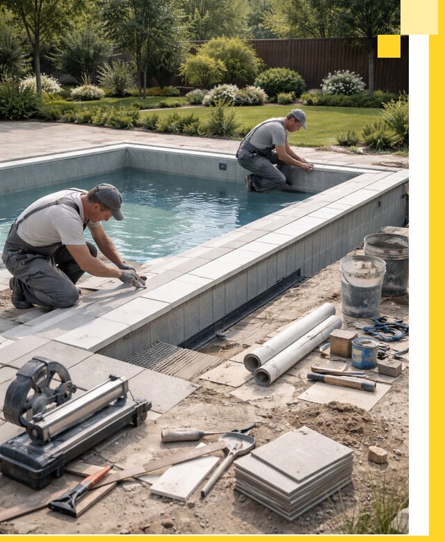 Строительство открытых бассейнов под ключ в Чебаркуле профессионально