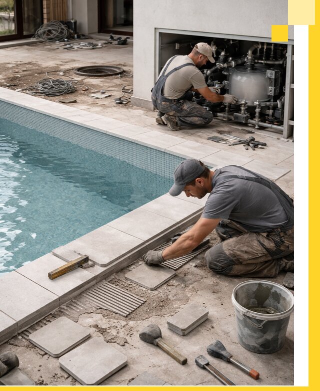 Строительство и монтаж бассейнов в коттедже в Чебаркуле