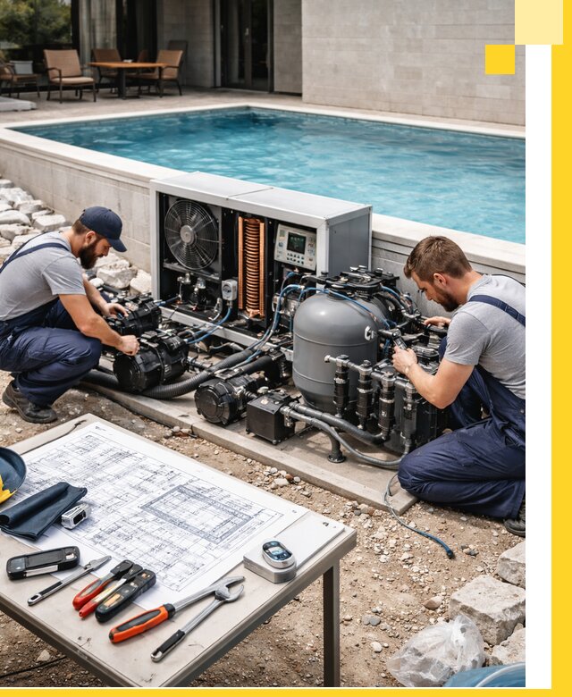 Проектирование и монтаж бассейнов с подогревом в Чебаркуле