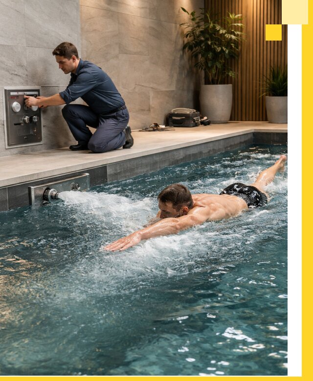 Проектирование и монтаж бассейнов с противотоком в Чебаркуле