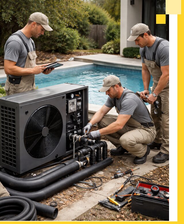 Проектирование и установка тепловых насосов для бассейнов в Чебаркуле