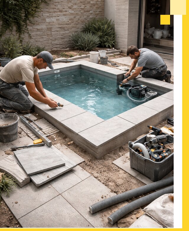 Мини бассейны под ключ в Чебаркуле, дизайн и установка