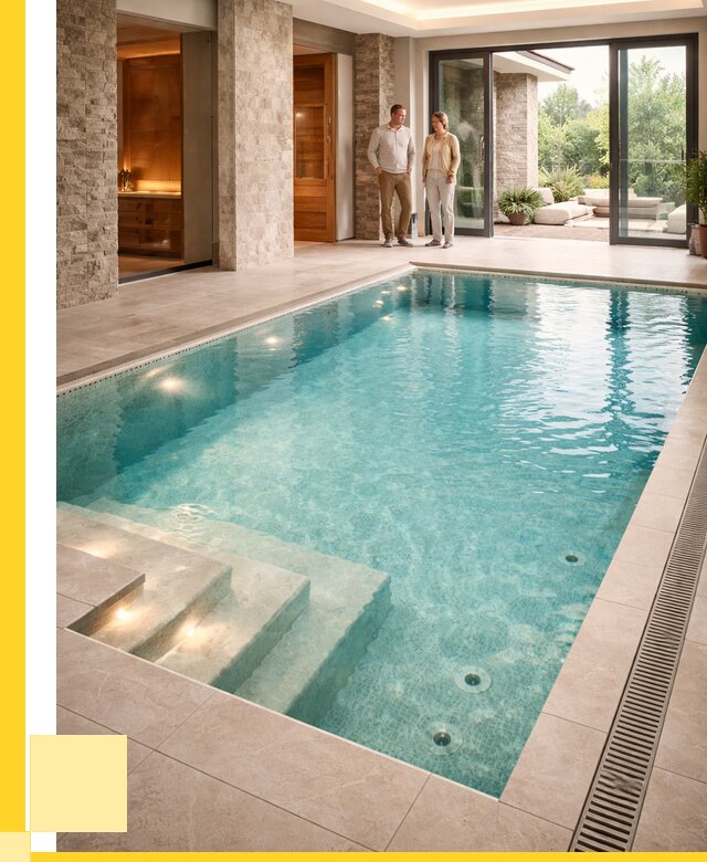 Бассейн во дворе в Чебаркуле: проект, отделка от 1288440 р. | ЭриданЧбр