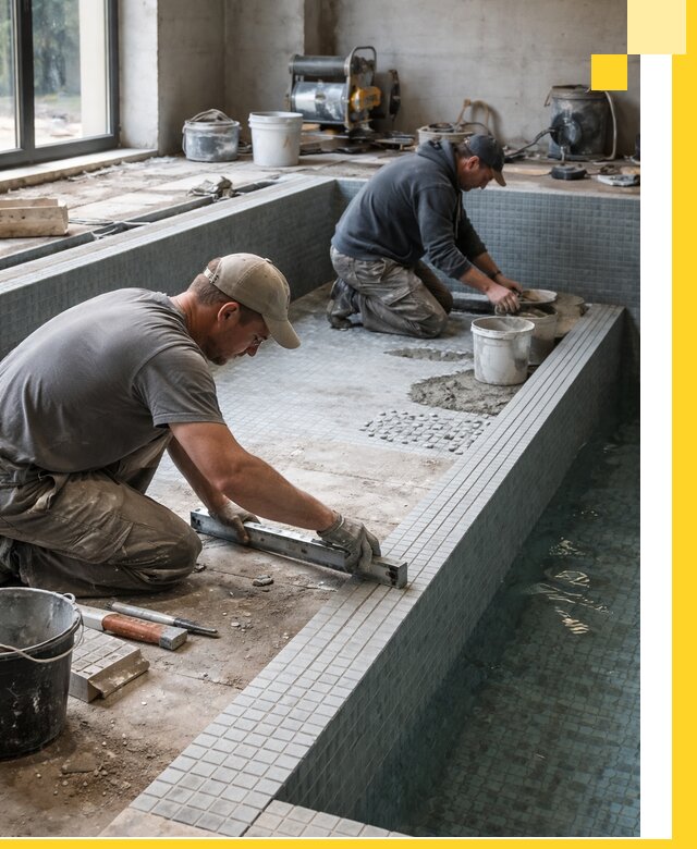 Строительство бассейна в частном доме в Чебаркуле под ключ