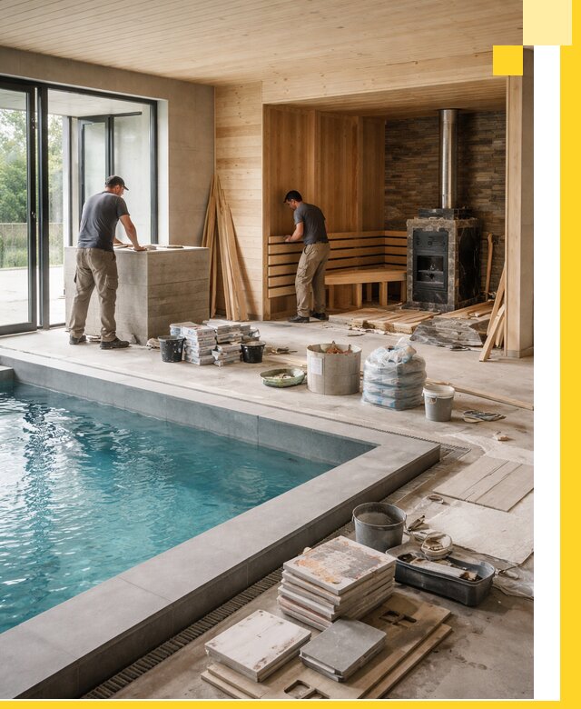 Проектирование и строительство бань с бассейном в Чебаркуле