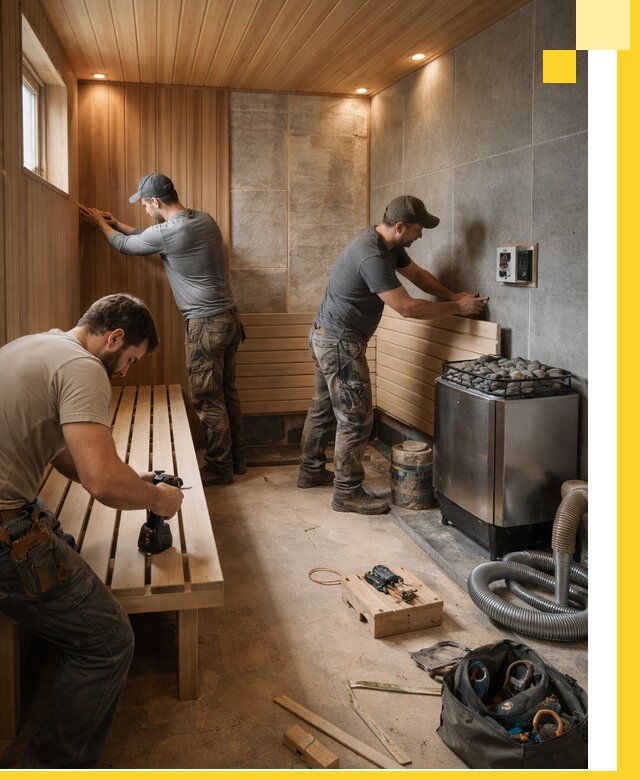 Сауны под ключ в Чебаркуле, проектирование, строительство, отделка