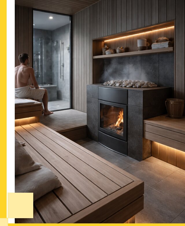 Проект сауны в частном доме в Чебаркуле от 37580 р. | ЭриданЧбр