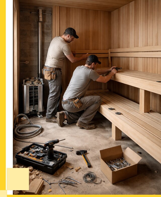 Монтаж саун под ключ в Чебаркуле от 128844 р. | ЭриданЧбр