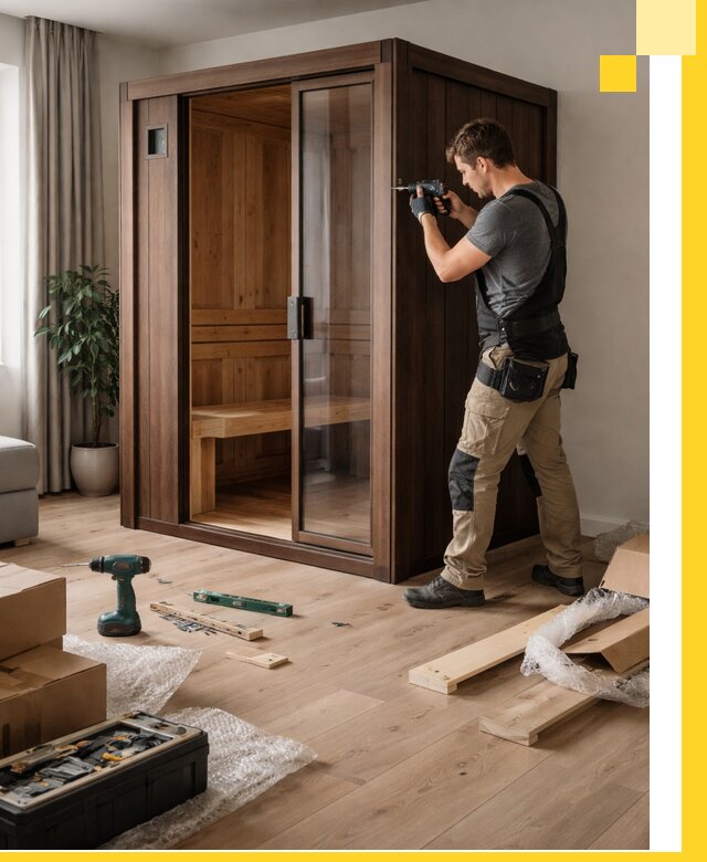 Установка и производство мини саун под ключ в Чебаркуле