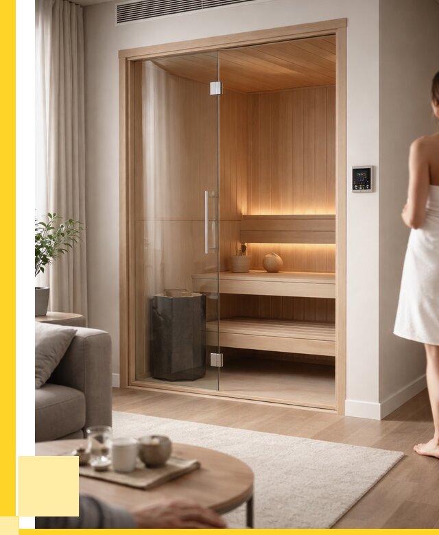 Сауна в квартире под ключ в Чебаркуле от 128844 р. ЭриданЧбр