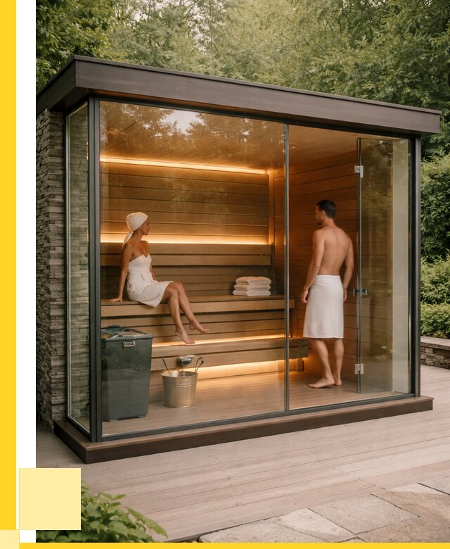 Сауна стеклянная и двери для сауны в Чебаркуле от 268425 р. | ЭриданЧбр