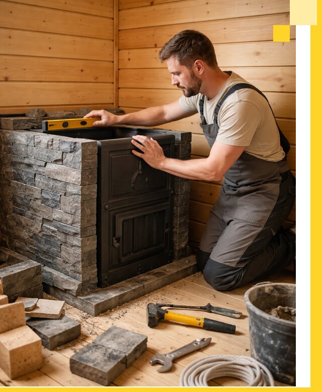 Производство и установка печей для саун под ключ в Чебаркуле