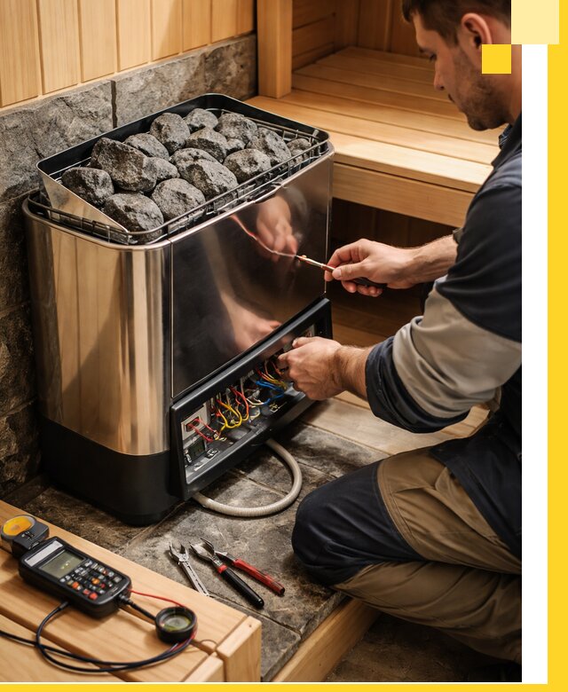 Продажа и установка электрокаменок для саун в Чебаркуле