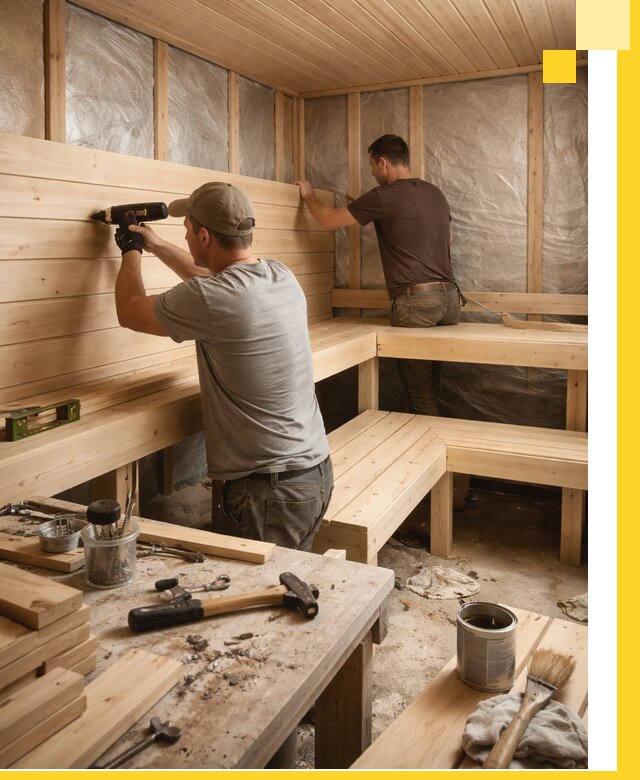 Профессиональная отделка бань и саун под ключ в Чебаркуле