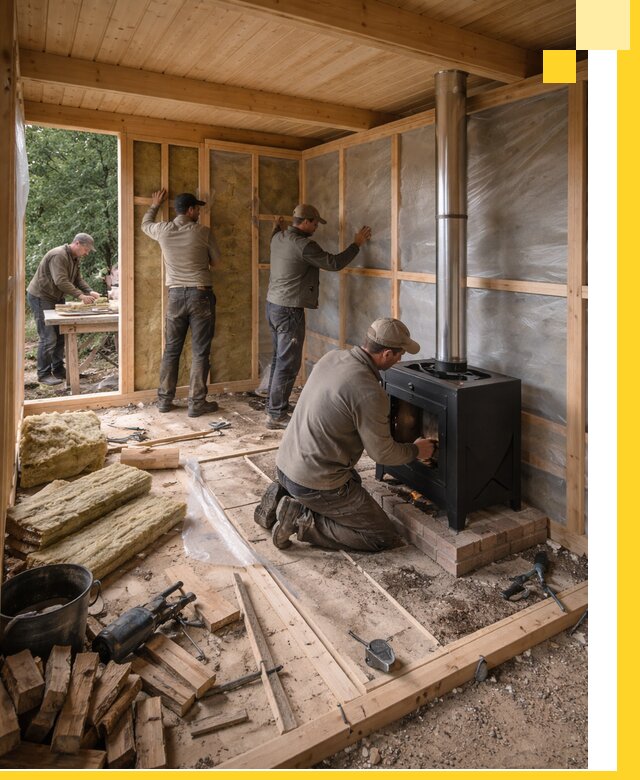 Профессиональный монтаж бань под ключ в Чебаркуле для дома