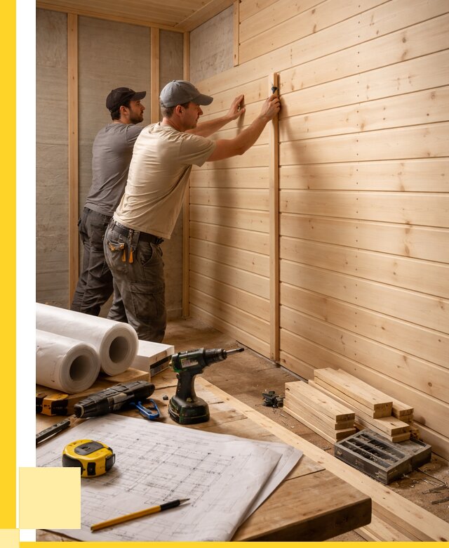 Обшивка бани вагонкой в Чебаркуле от 1288 р., ЭриданЧбр