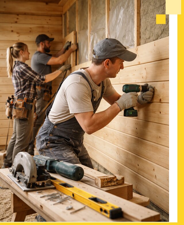 Обшивка бань под ключ в Чебаркуле: отделка стен и потолков