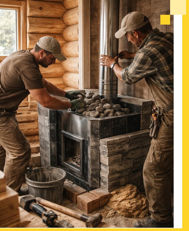 Строительство и отделка русских бань под ключ в Чебаркуле