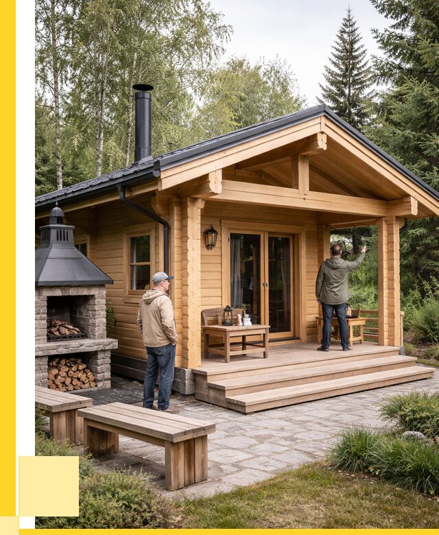 Деревянные бани под ключ в Чебаркуле от 483165 р. | ЭриданЧбр