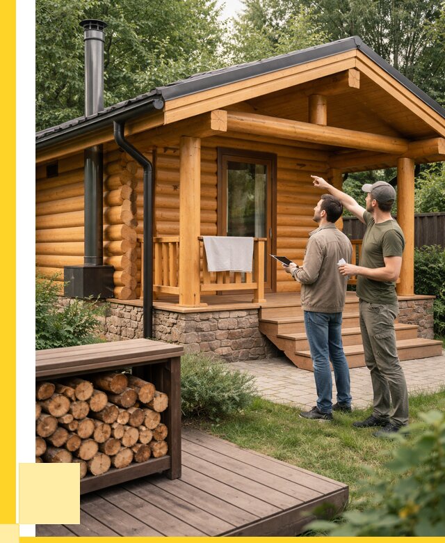 Бани для дачи под ключ в Чебаркуле от 268425 р. | ЭриданЧбр