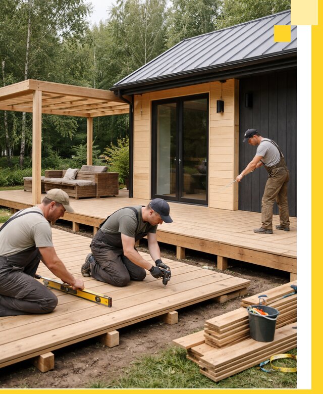 Строительство бань с террасой и бассейном под ключ в Чебаркуле