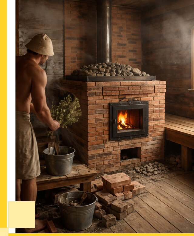 Кирпичные банные печи в Чебаркуле от 96633 р. | ЭриданЧбр