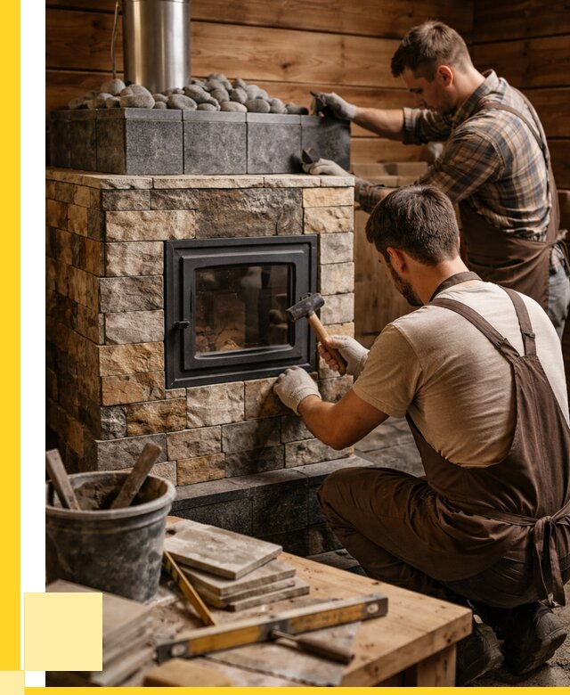 Облицовка банной печи в Чебаркуле от 16106 р. | ЭриданЧбр