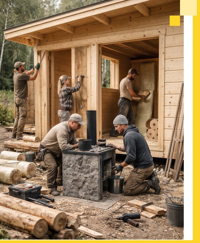 Купить баню под ключ в Чебаркуле строительство монтаж отделка