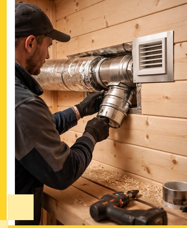 Монтаж вентиляции бани в Чебаркуле от 12884 р. | ЭриданЧбр